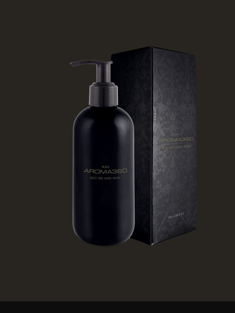 NIB Aroma360 Black Body and Hand Wash - Black